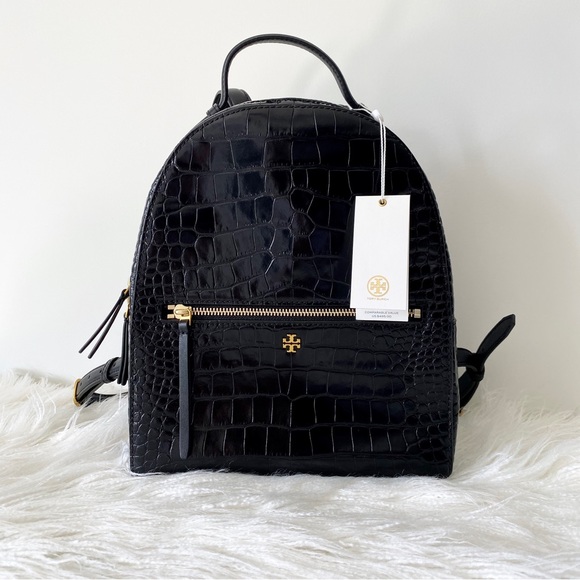 Tory Burch Handbags - Tory Burch Croc-embossed Backpack